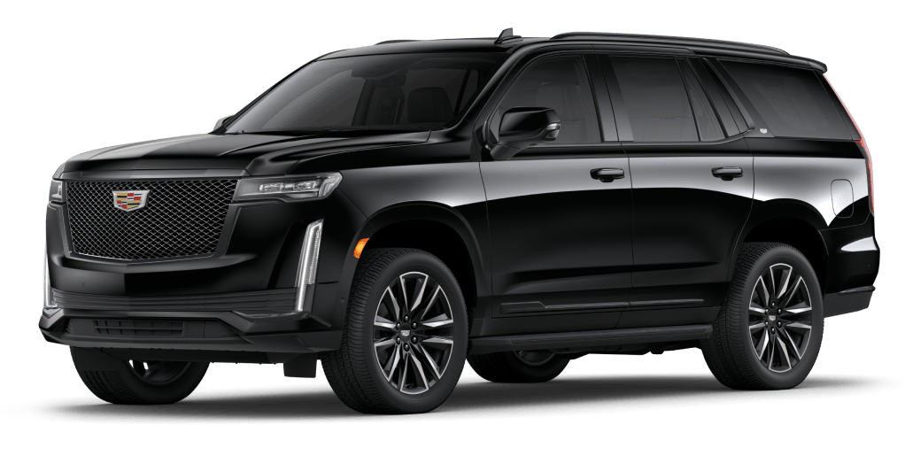 Black Cadillac Escalade 2023